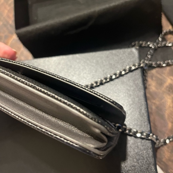 Chanel Wallwt on Chain 45004 Dark Silver - Picture 9 of 13